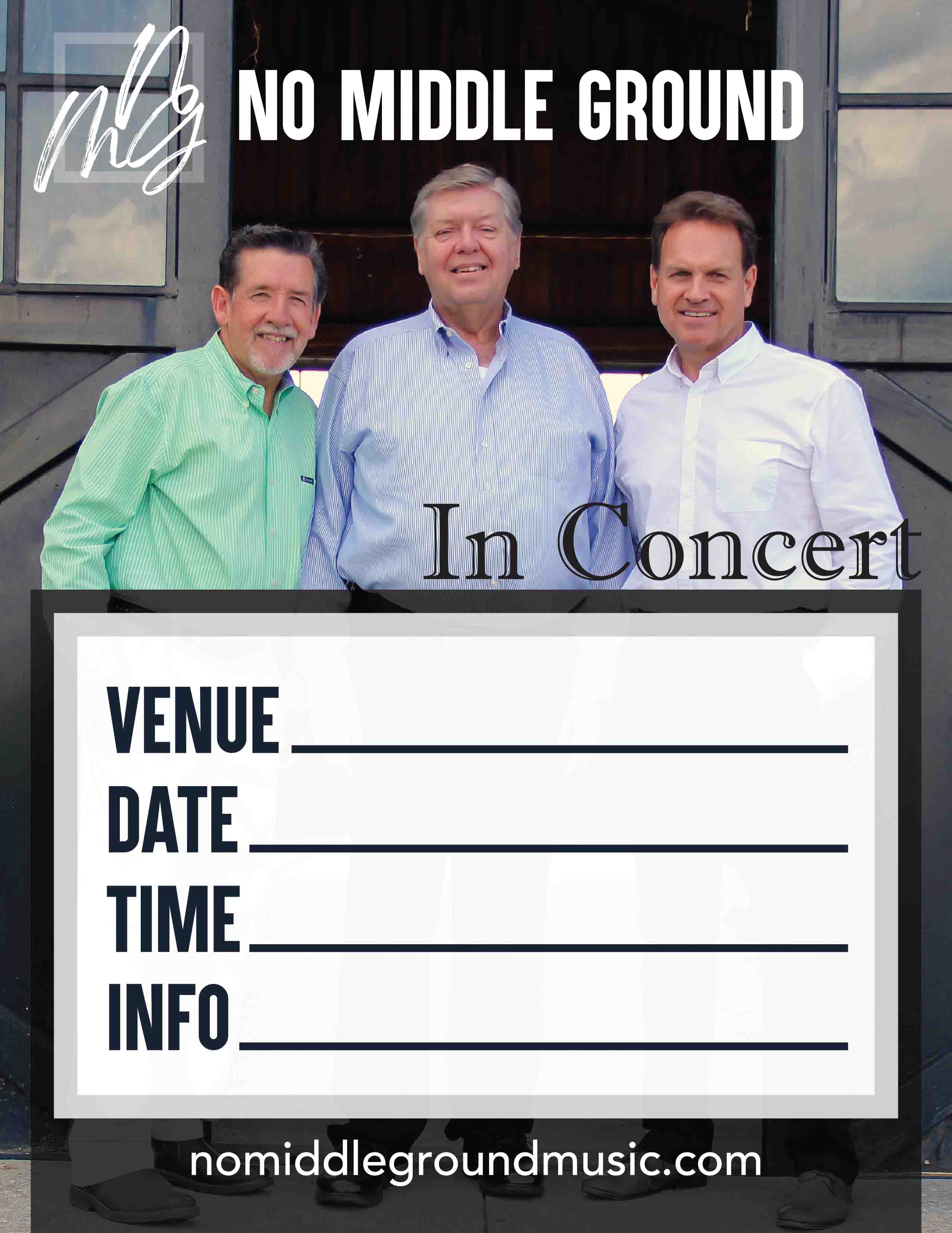 No Middle Ground | Concert Poster Download